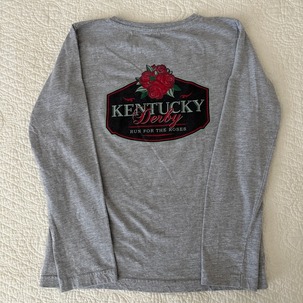 Kentucky Derby 145 Run for the Roses Long Sleeved T-Shirt Kate Lord Collection